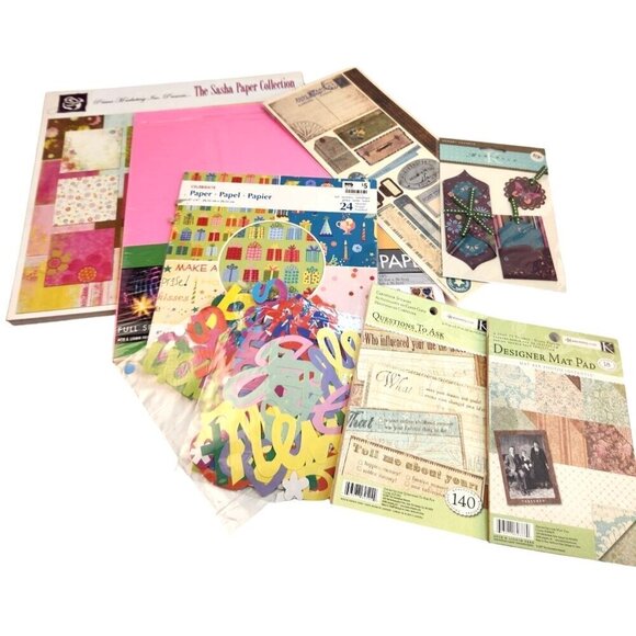 Ancestry.com , Unbranded Other - Marcella Memory Pockets & Ancestry Cardstock Stickers Kit For Scrapbooking